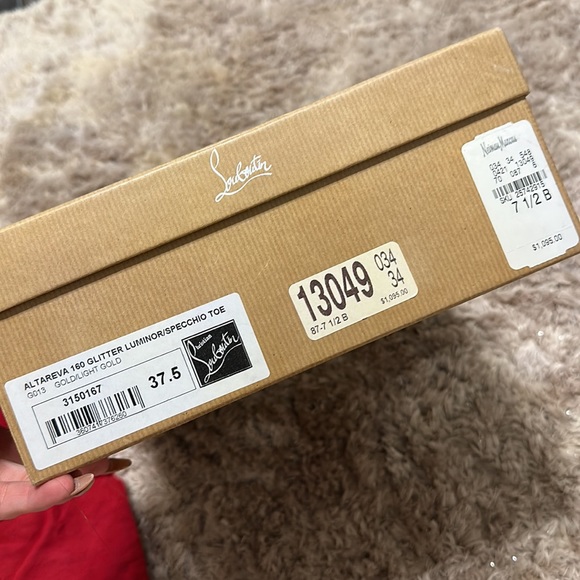 Christian Louboutin Glitter/Sparkly Platform Heels - Picture 7 of 10